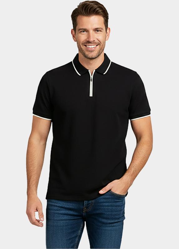 Cars Jeans Polo korte mouw Zwart Escor 63171/01