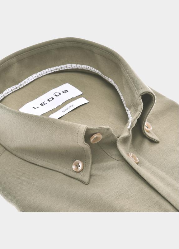 Ledub Polo lange mouw Groen  0702047/550-560-000