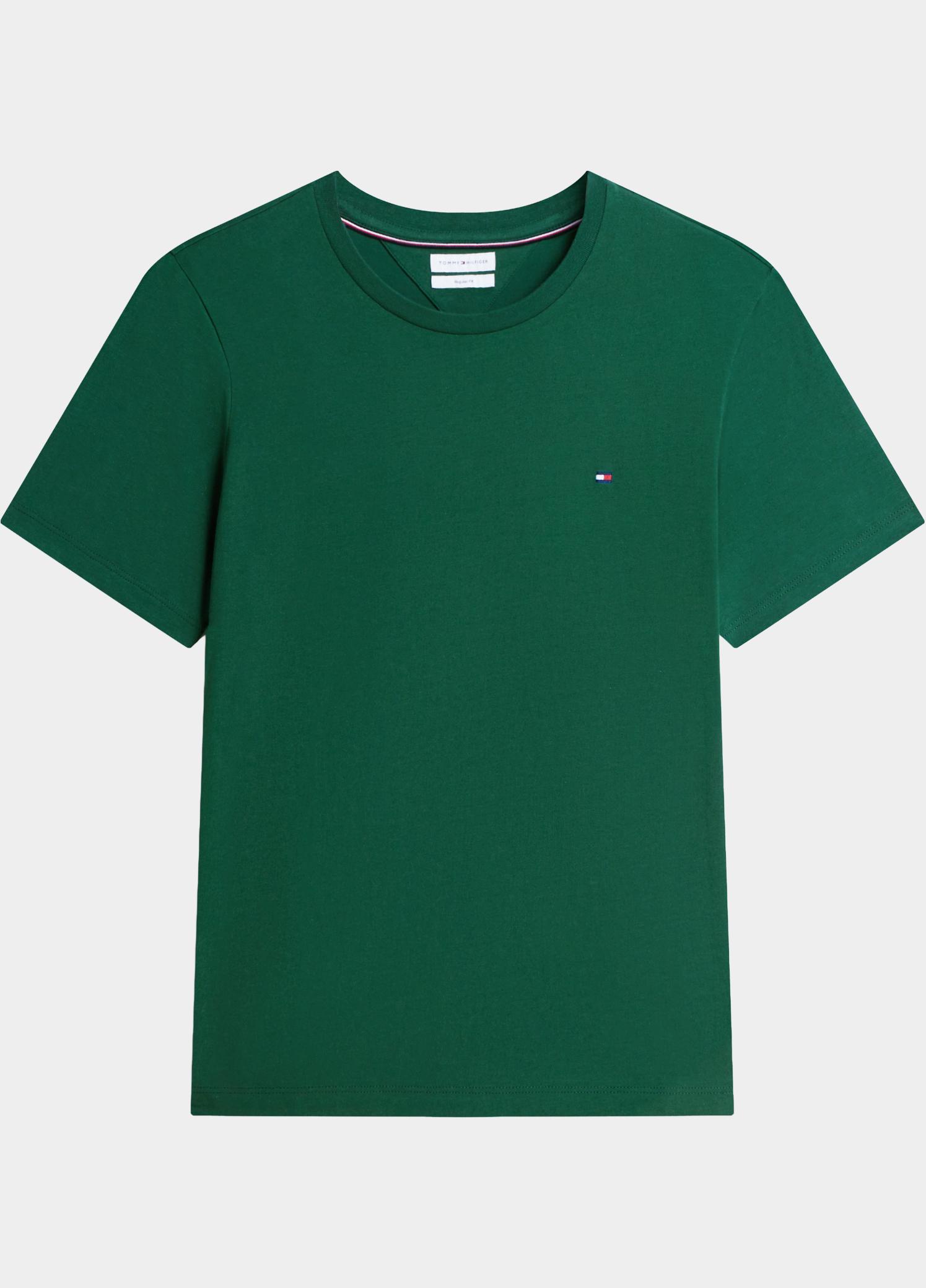 Tommy Hilfiger T-shirt heren Groen ESS SEASONAL REG FIT SOLID TE MW0MW39995/L2N