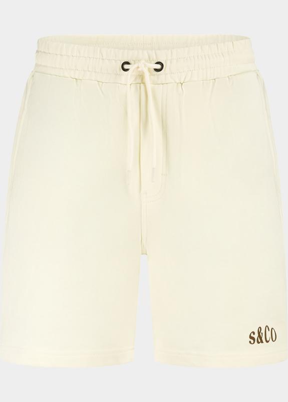 Supply & Co. Korte Broek heren Wit Fisher Sweat Short SCO26109FI82/1002