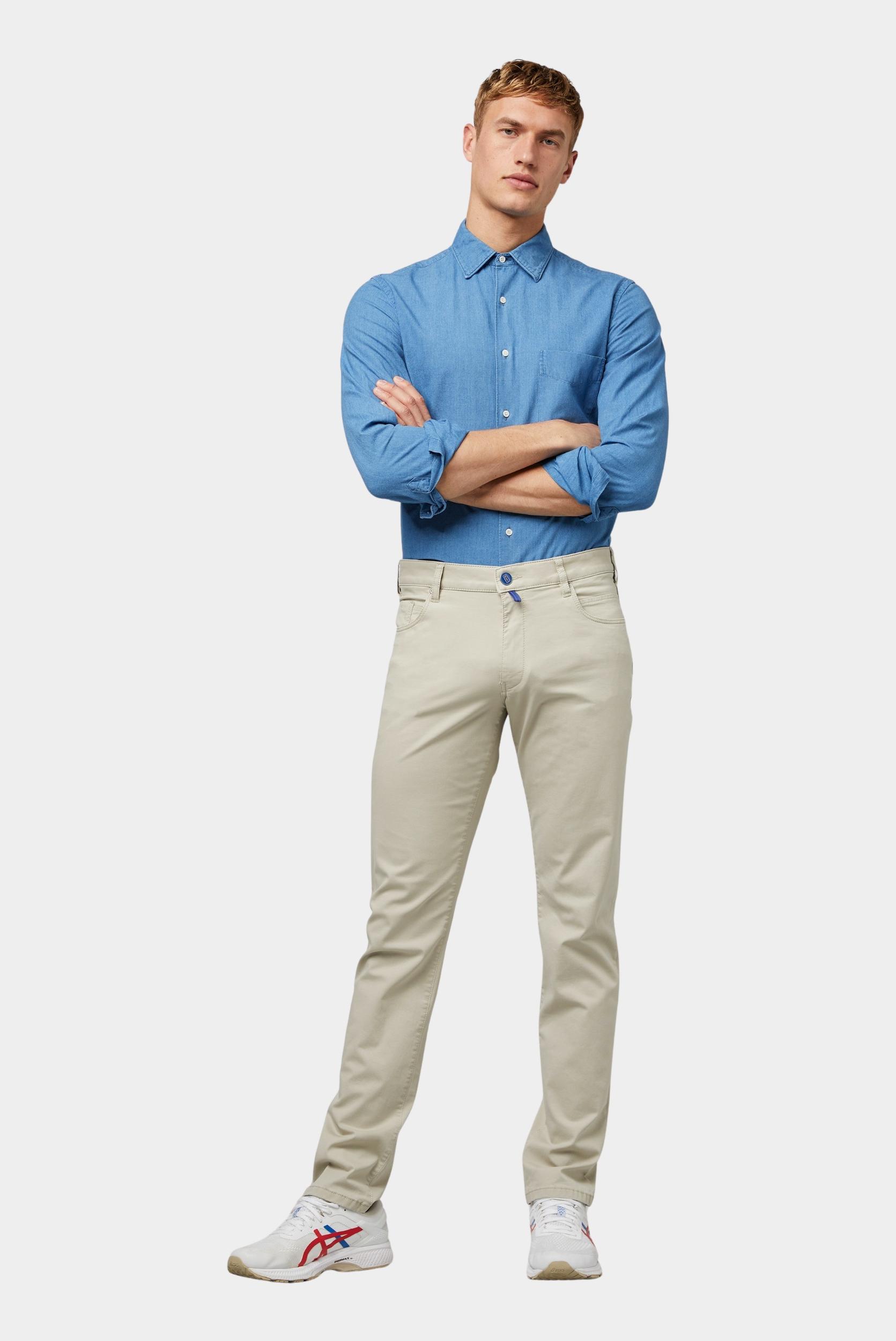 Meyer Katoenen Broek Beige SLIM Art.9-6172 3619617200/32