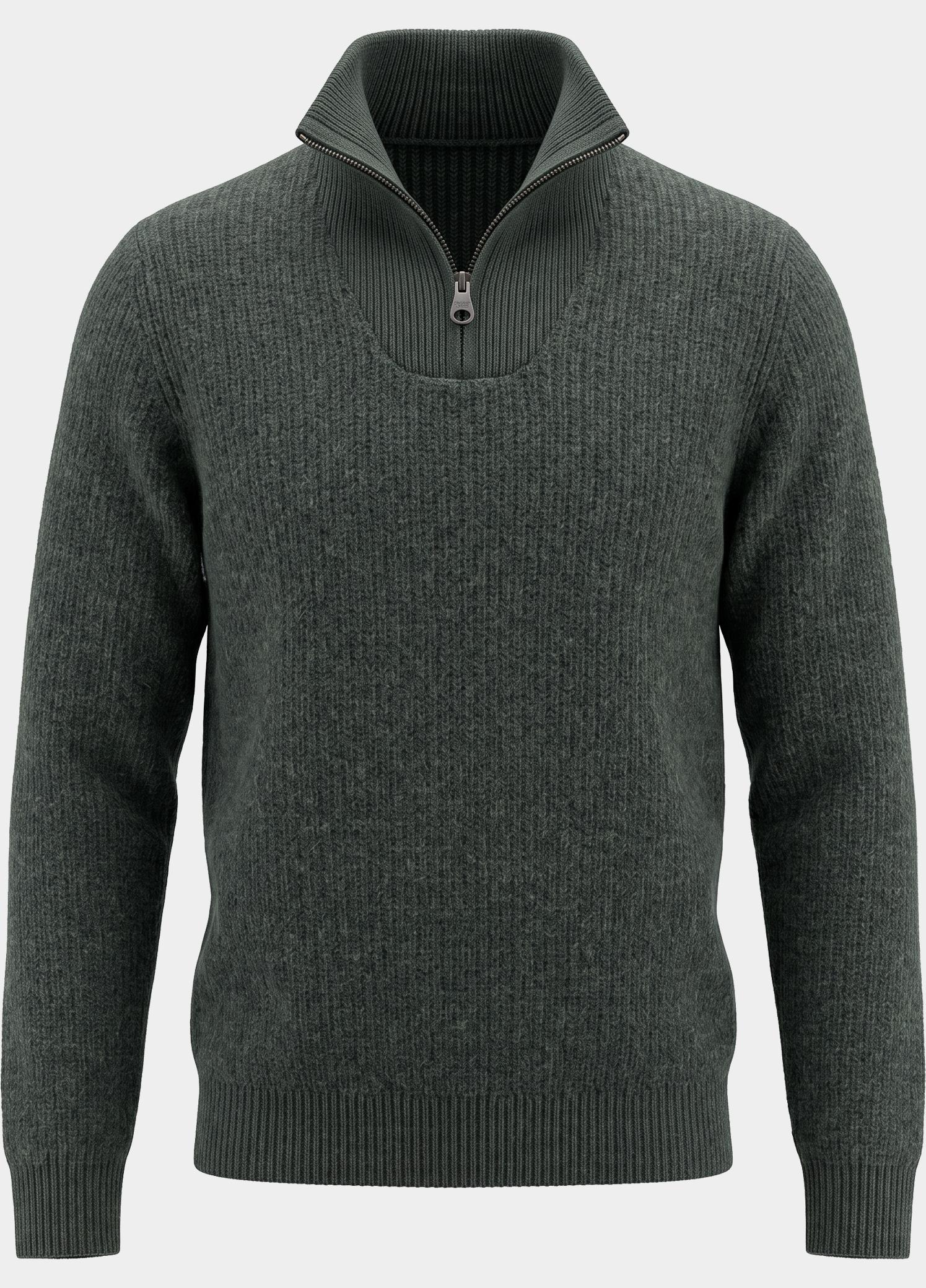 Barbour Half Zip Groen New Tyne MKN0790/SOS-OL51
