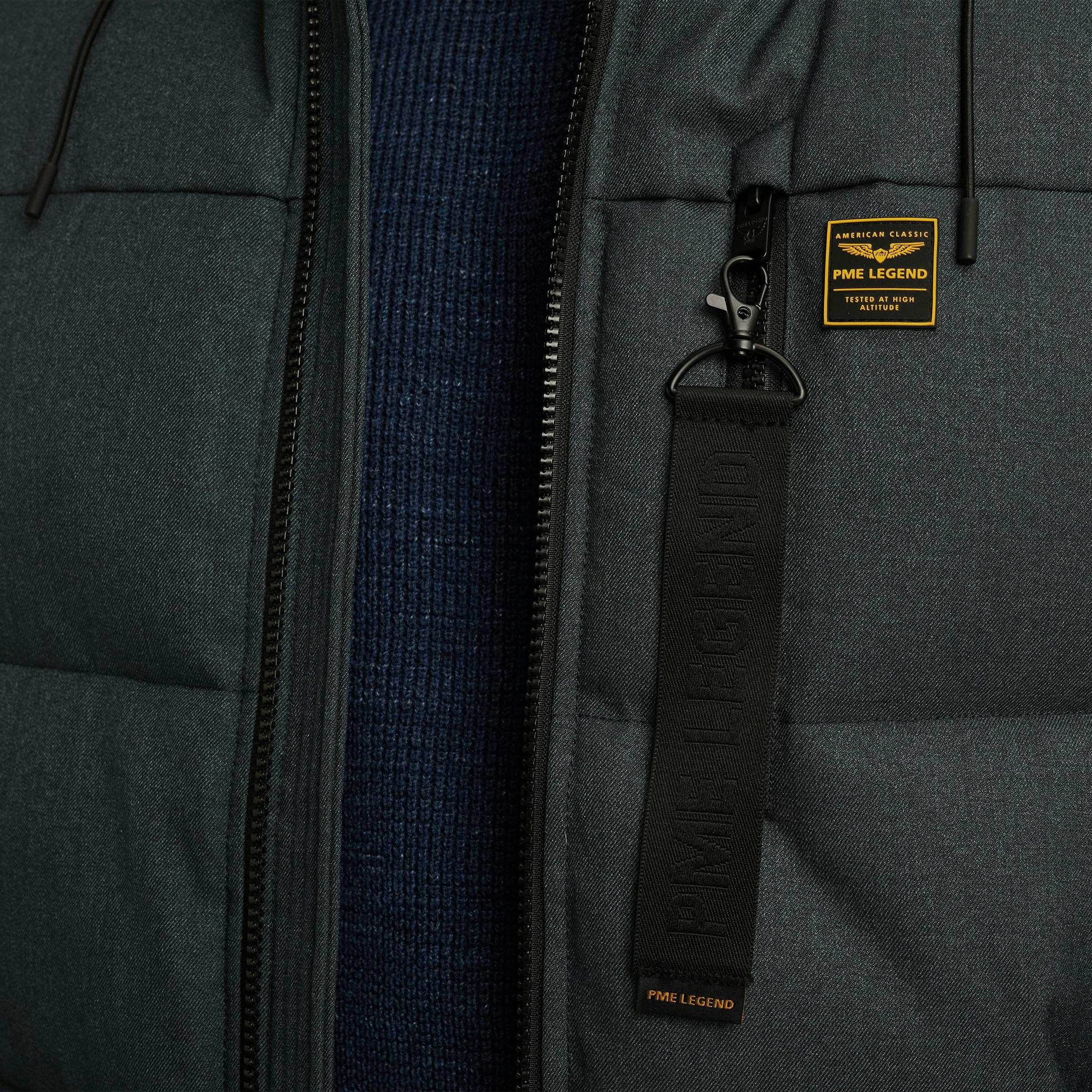 PME Legend Winterjack Blauw Semi long jacket YETCRAFT Mel PJA2508116/5125