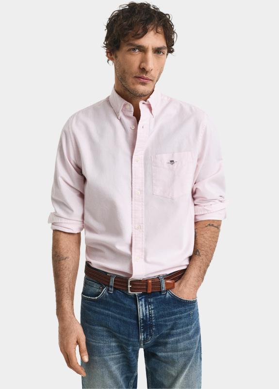 Gant Overhemd heren Roze Regular Fit klassiek Oxford-o 3000200/662