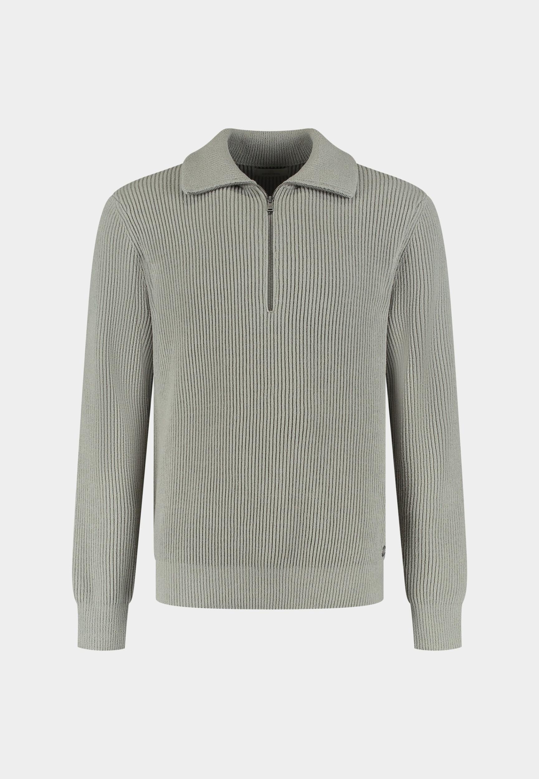 Dstrezzed Half Zip Grijs Josiah Skipper 405708-AW25/831