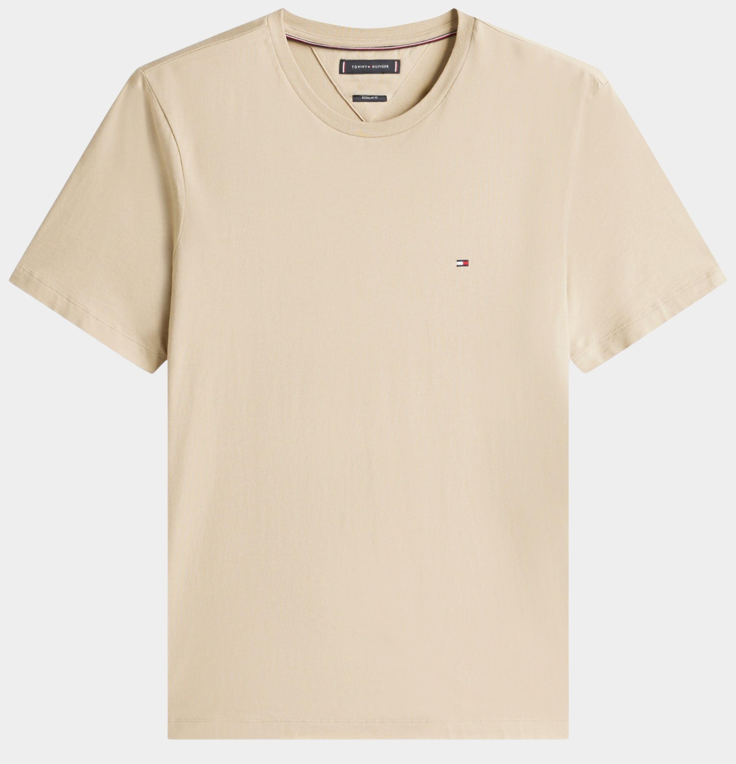 Tommy Hilfiger T-shirt korte mouw Bruin ESS Seasonal Reg Fit Solid Tee MW0MW39995/RBT