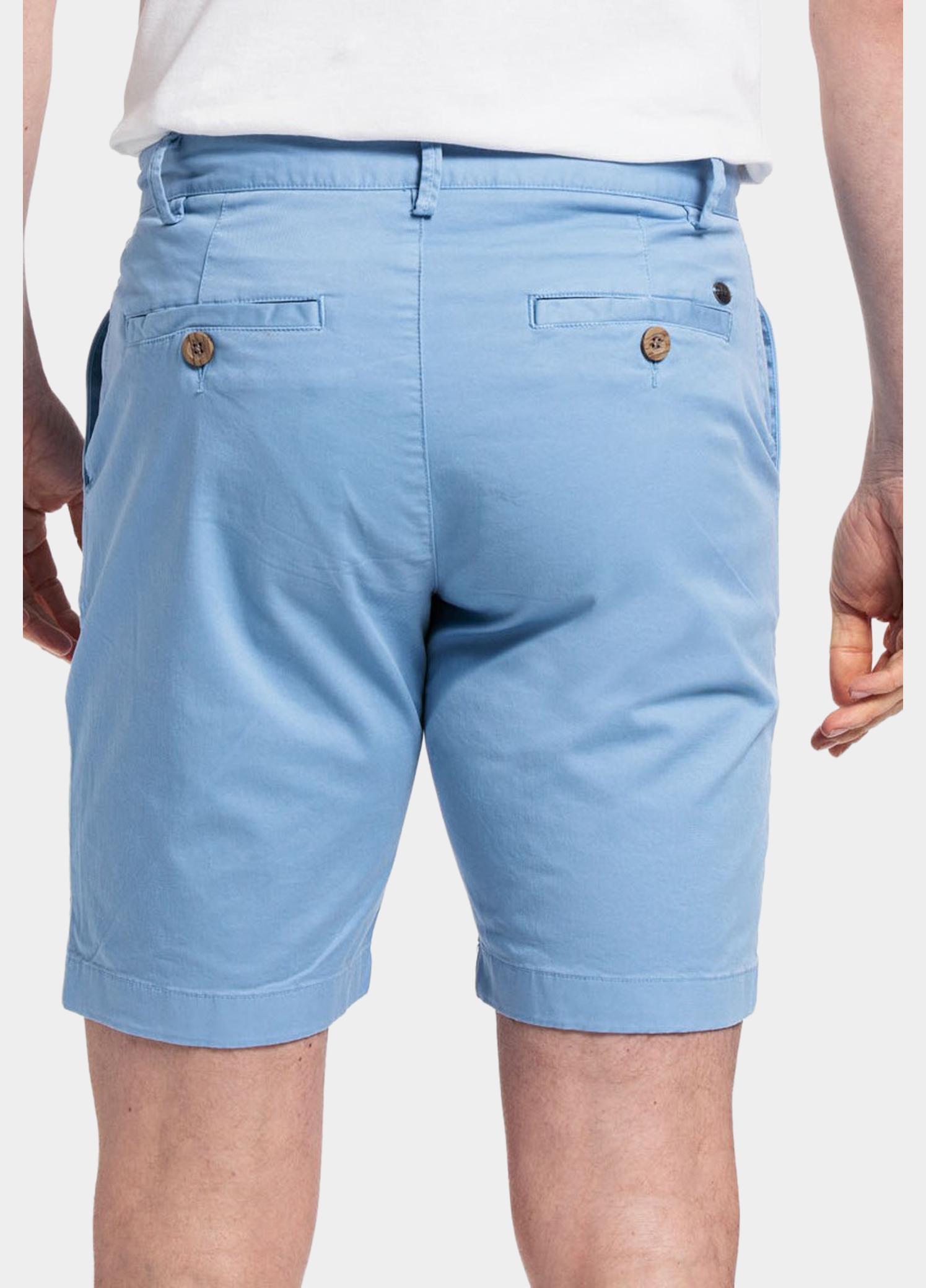Giordano Korte Broek heren Blauw Stockholm Short Garment Dyed 411115/61