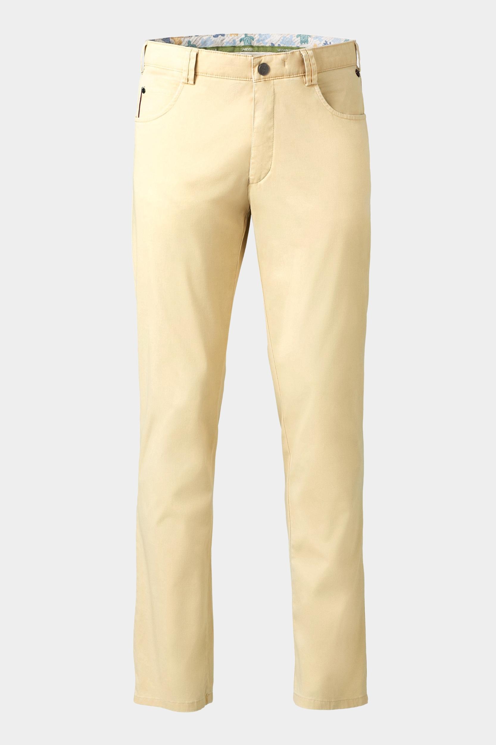 Meyer Katoenen Broek Geel DIEGO Art.1-5054 3061505400/42
