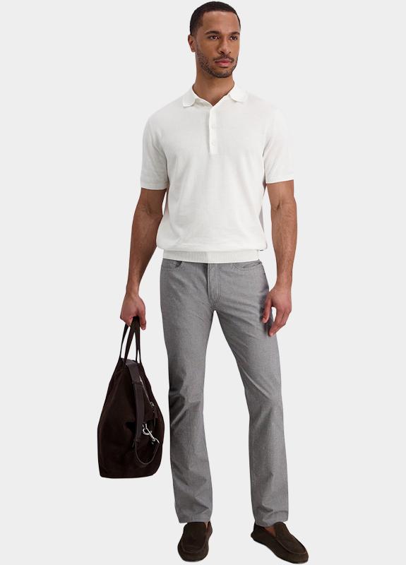 Pierre Cardin Katoenen 5-Pocket Grijs Lyon C3 34540.1081/8021