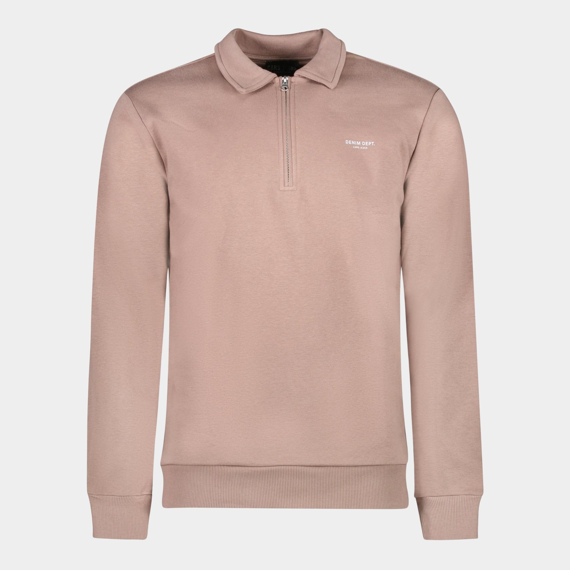 Cars Jeans Half Zip Beige Hazzo 64683/83