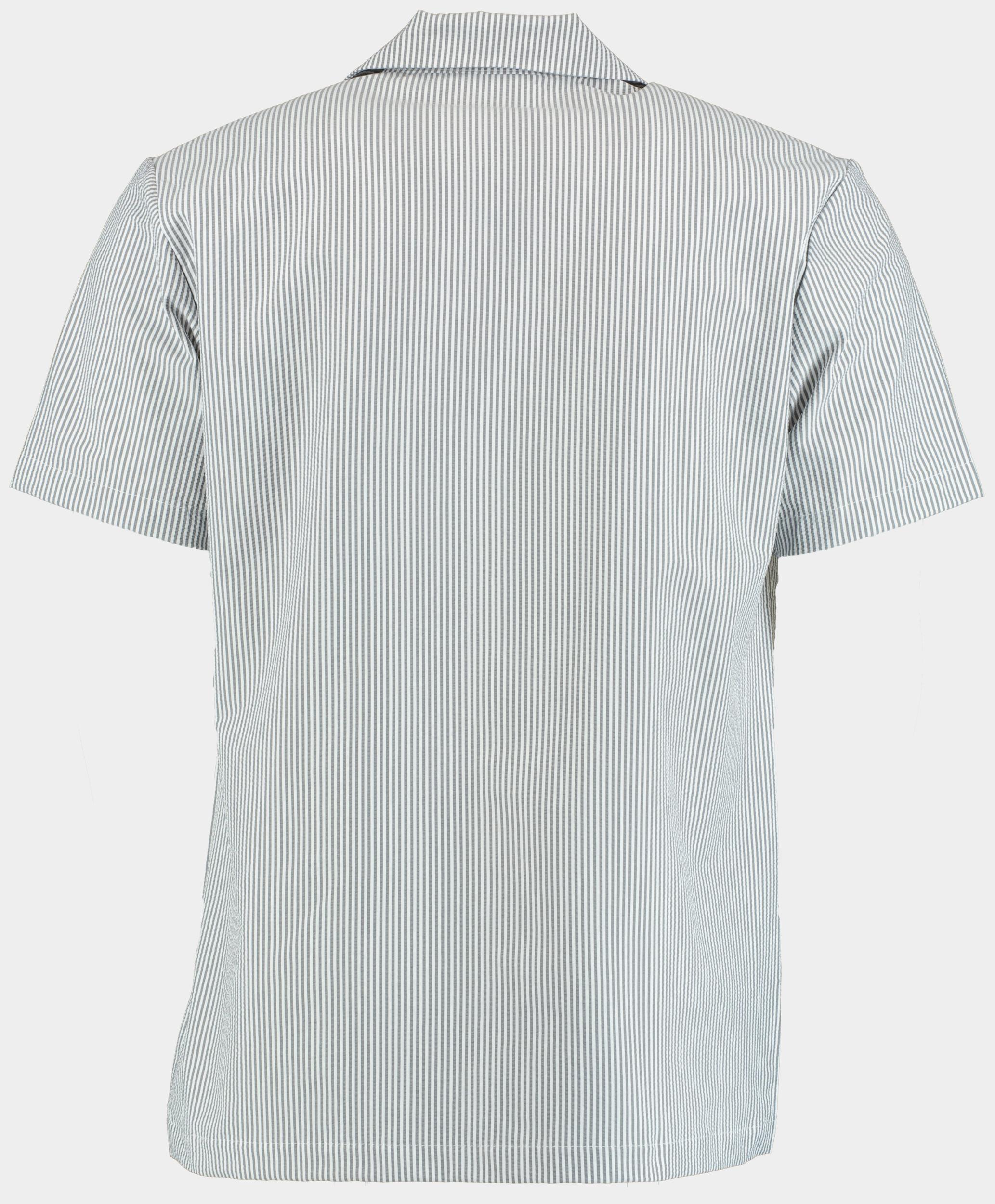 Airforce Polo korte mouw Wit Seersucker polo shirt HRM1187/100\552