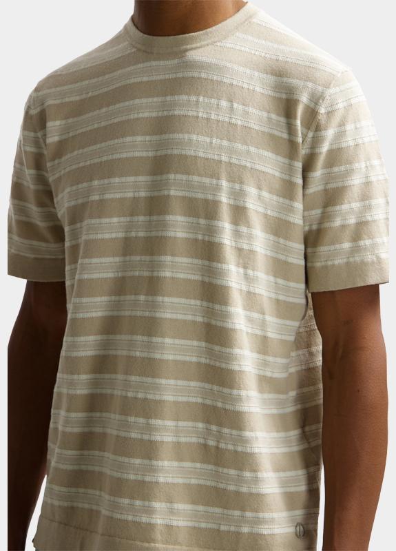 Dstrezzed Polo korte mouw Beige Nereo Tee 421004-SS26/251