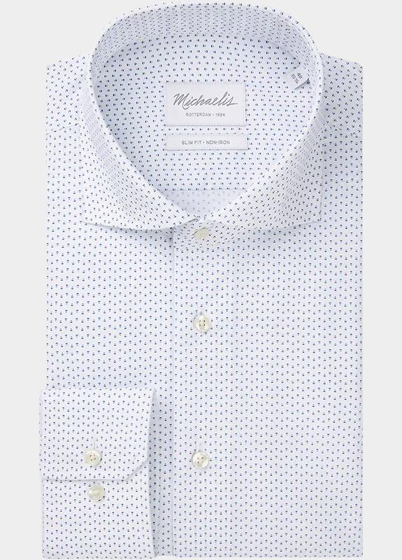 Michaelis Business hemd lange mouw Blauw  PMVH30003/A