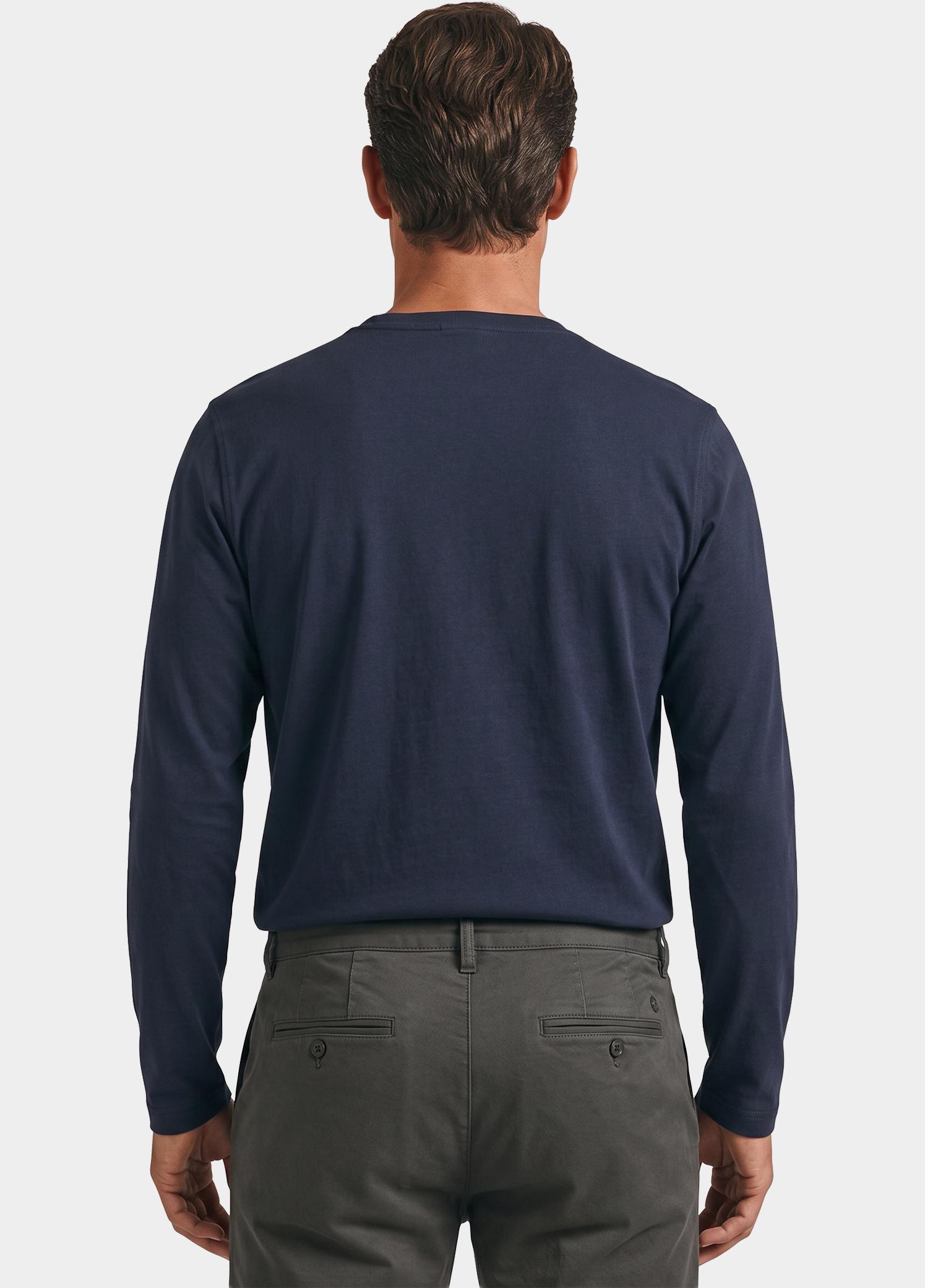 Lerros longsleeve heren Blauw  2004024/485