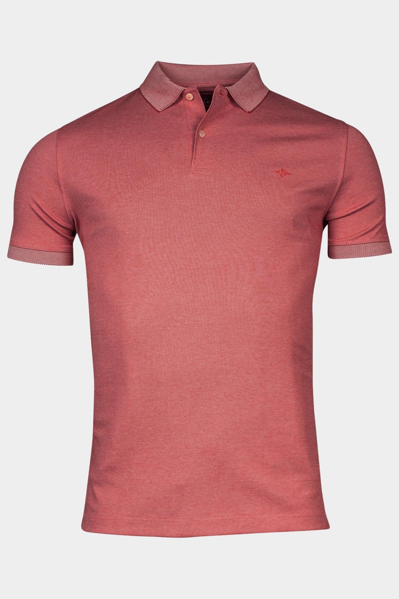 Baileys Polo korte mouw Roze Poloshirt  2-tone Pique 415279/31