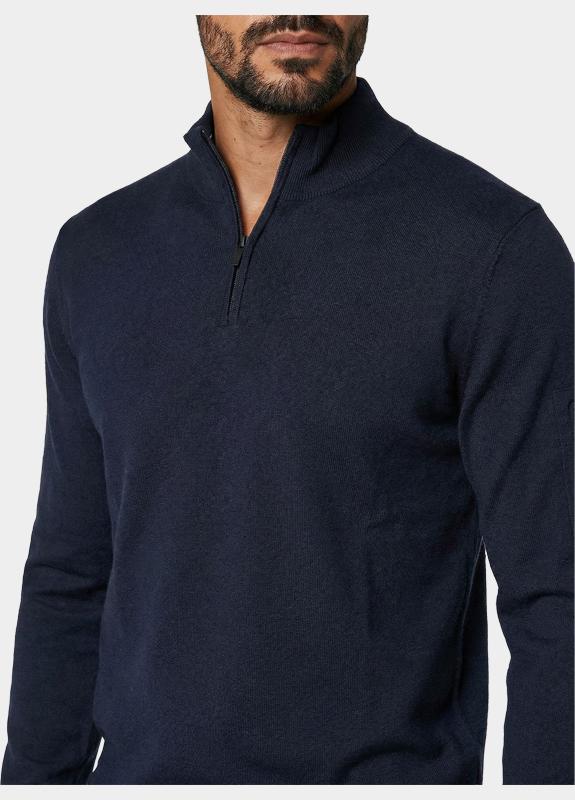 Born With Appetite Half Zip Blauw Race Pull Halfzip BWA00005RA41/4001