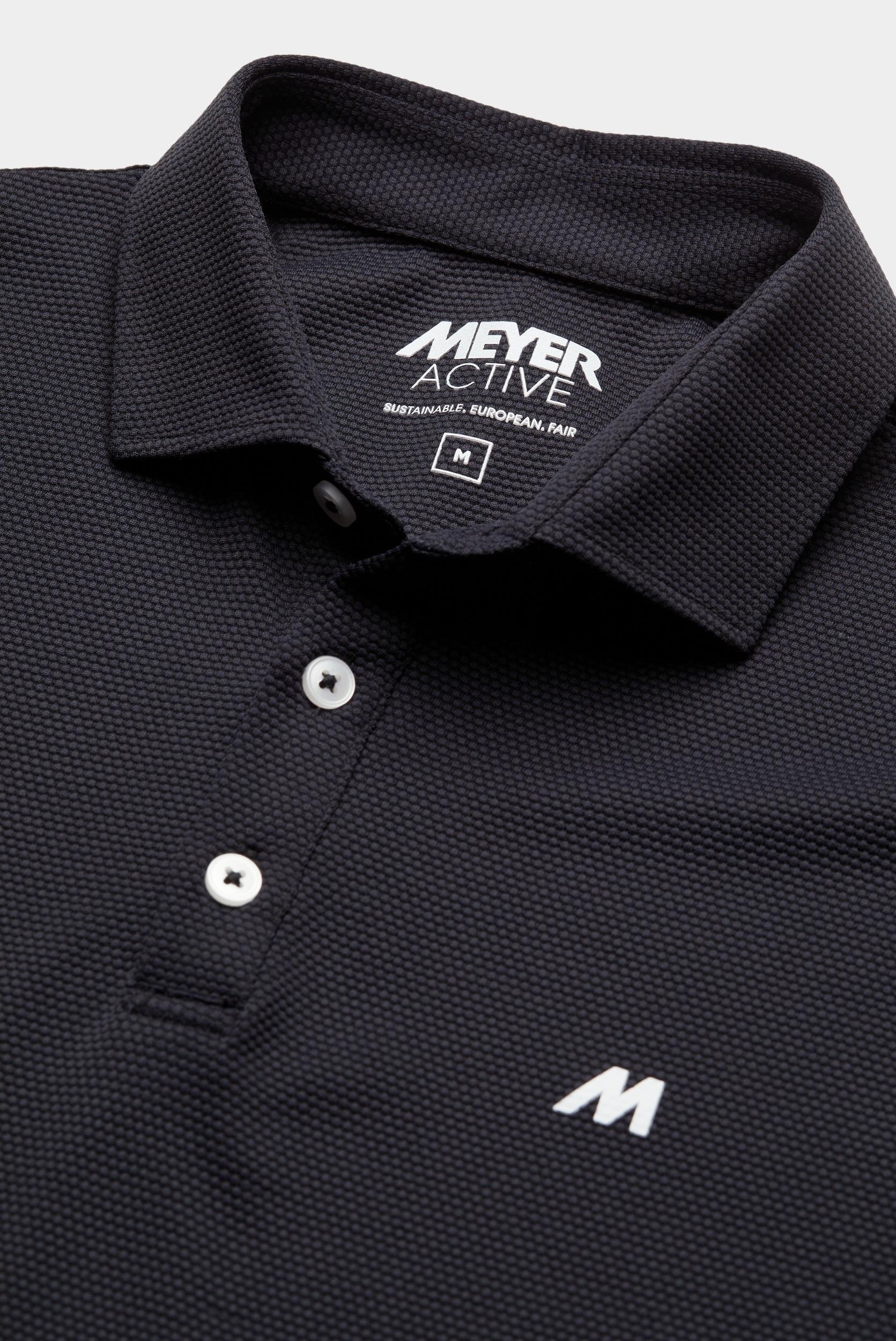 Meyer Polo korte mouw Zwart RORY Art.9-9006 9519900600/09