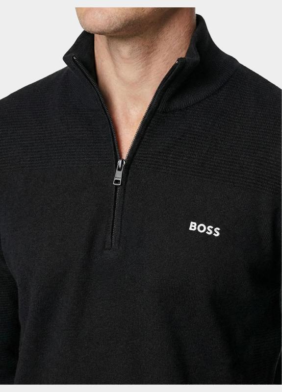 BOSS Green Pullover Zwart KN_Momentum-X QZ 10273969 01 50547898/001