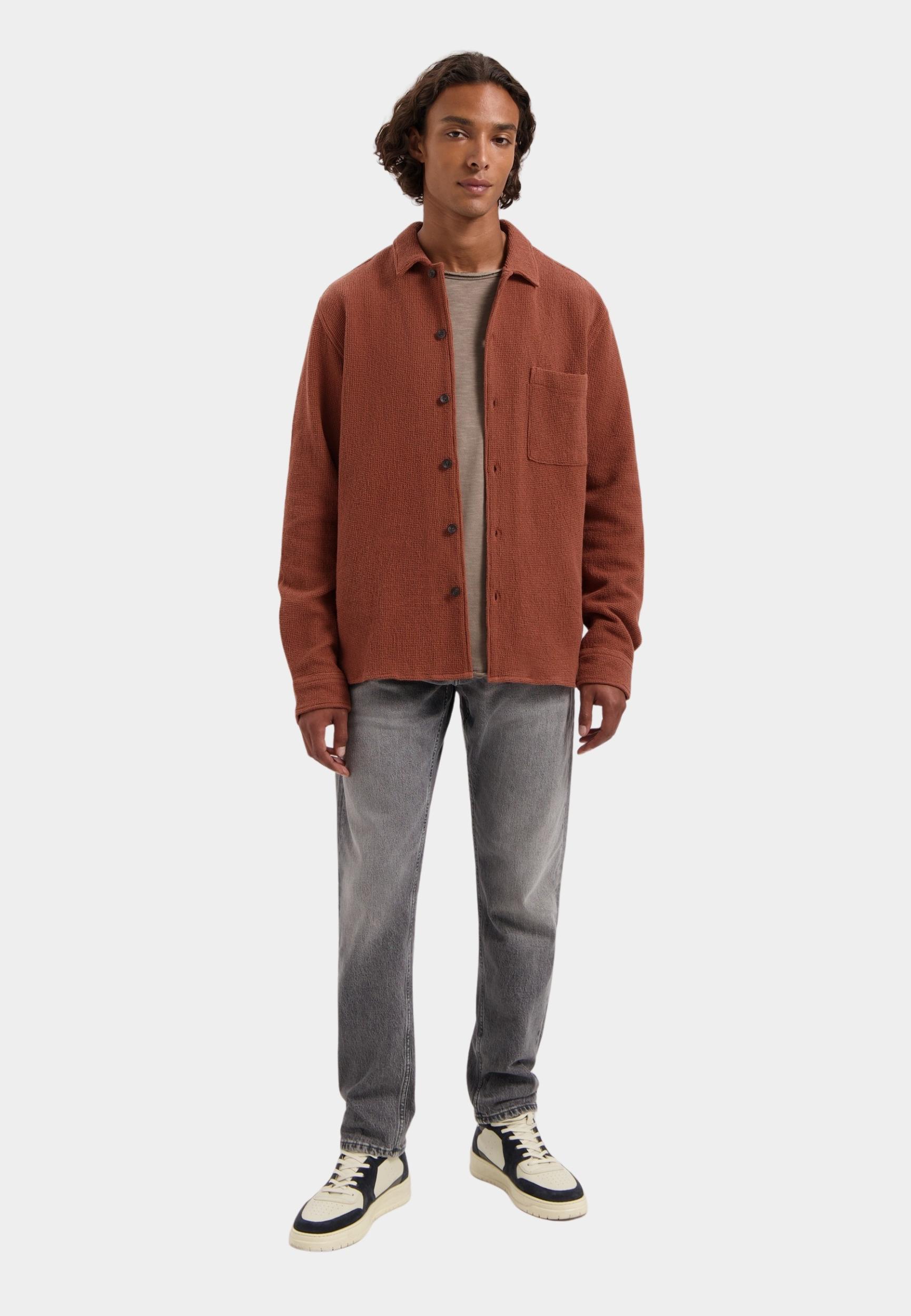 Dstrezzed Casual hemd lange mouw Bruin Daniel shirt 303852/268
