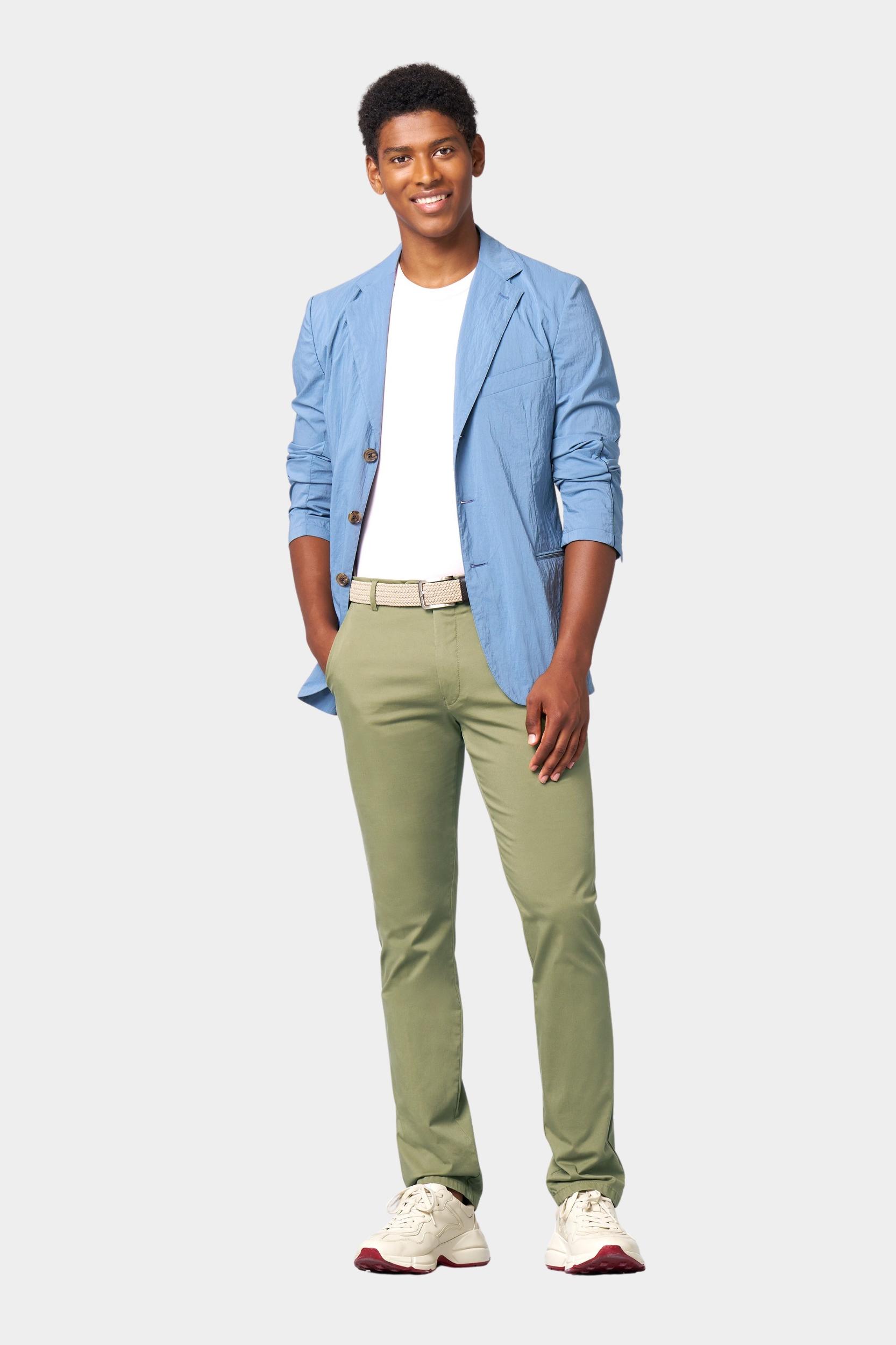 Meyer Chino Groen NEW YORK Art.1-8130 1241813000/25