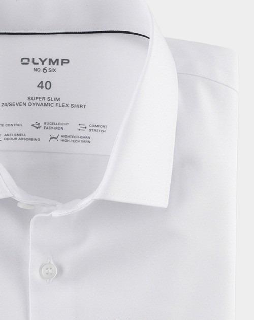 Olymp Business hemd lange mouw Wit 2526/24 Hemden 252624/00