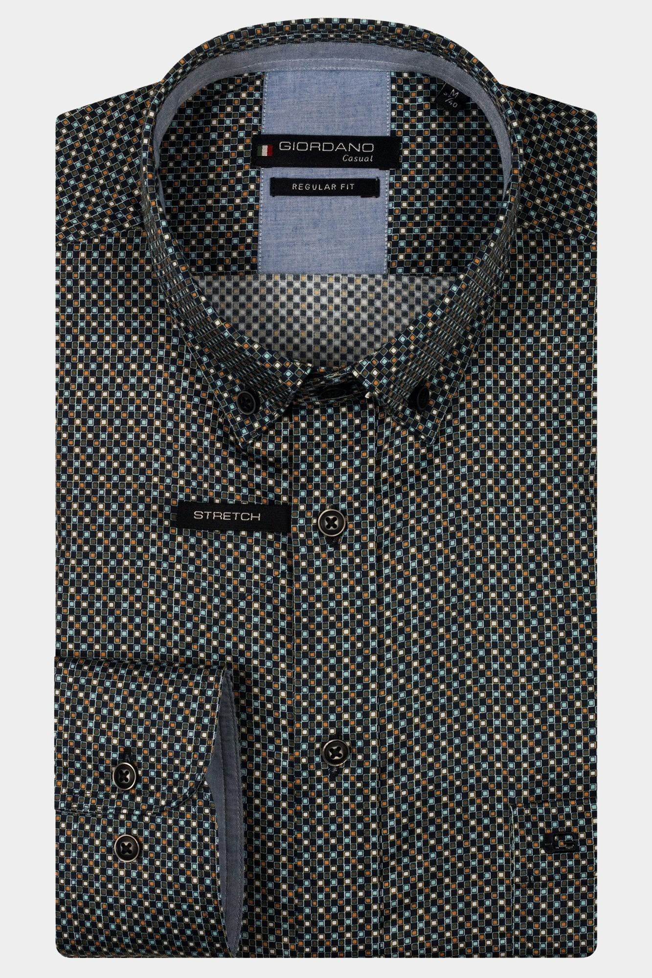 Giordano Casual hemd lange mouw Roze Ivy long sleeve button down s 517028/25