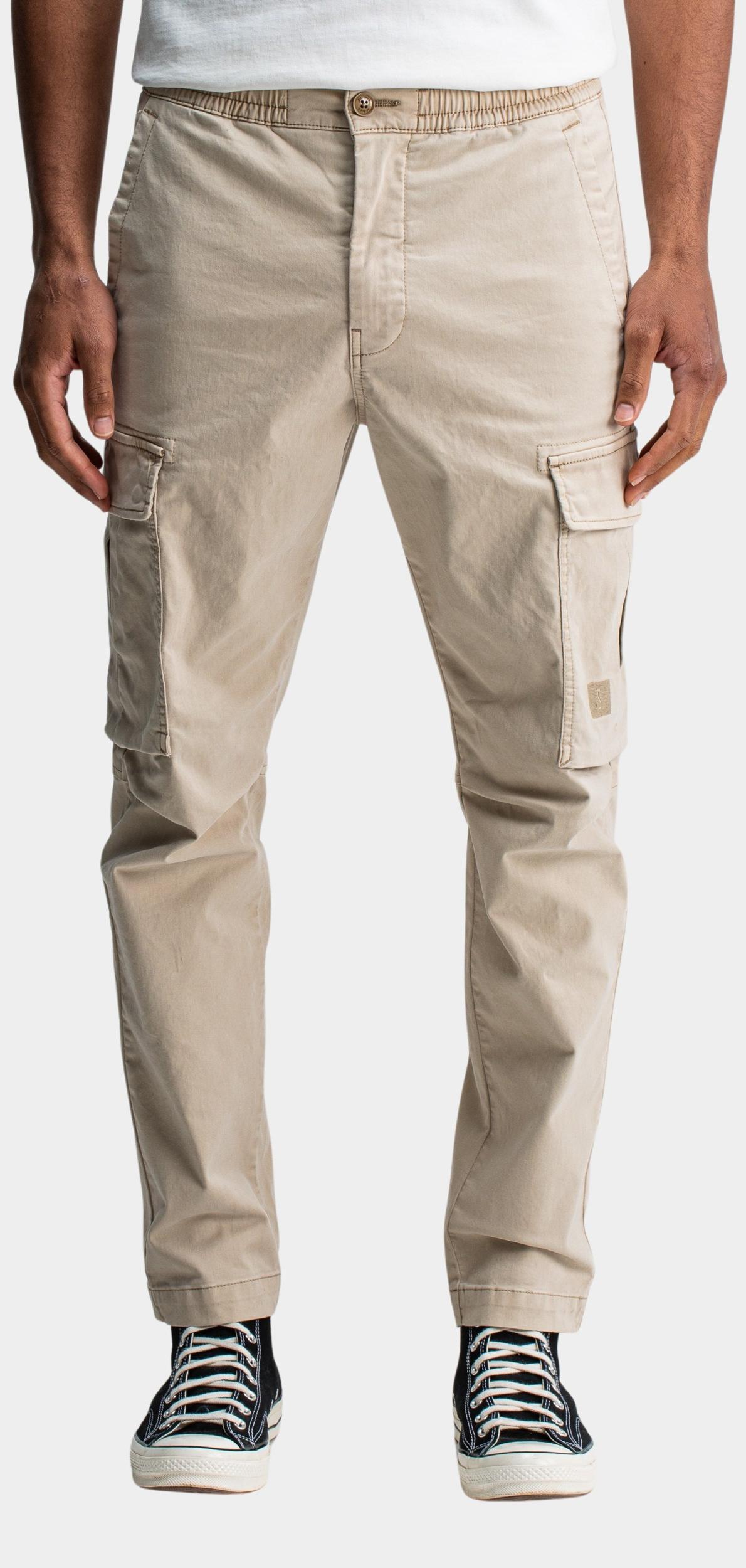Butcher of Blue Chino Beige Tristan Slim Sateen Cargo M2521000/618