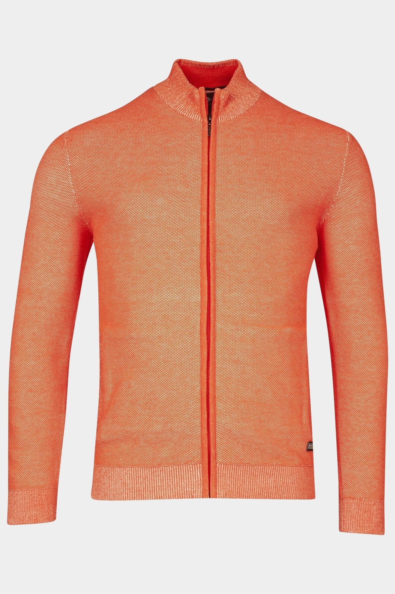 Baileys Vest Oranje Cardigan Zip  all over plated 512020/295