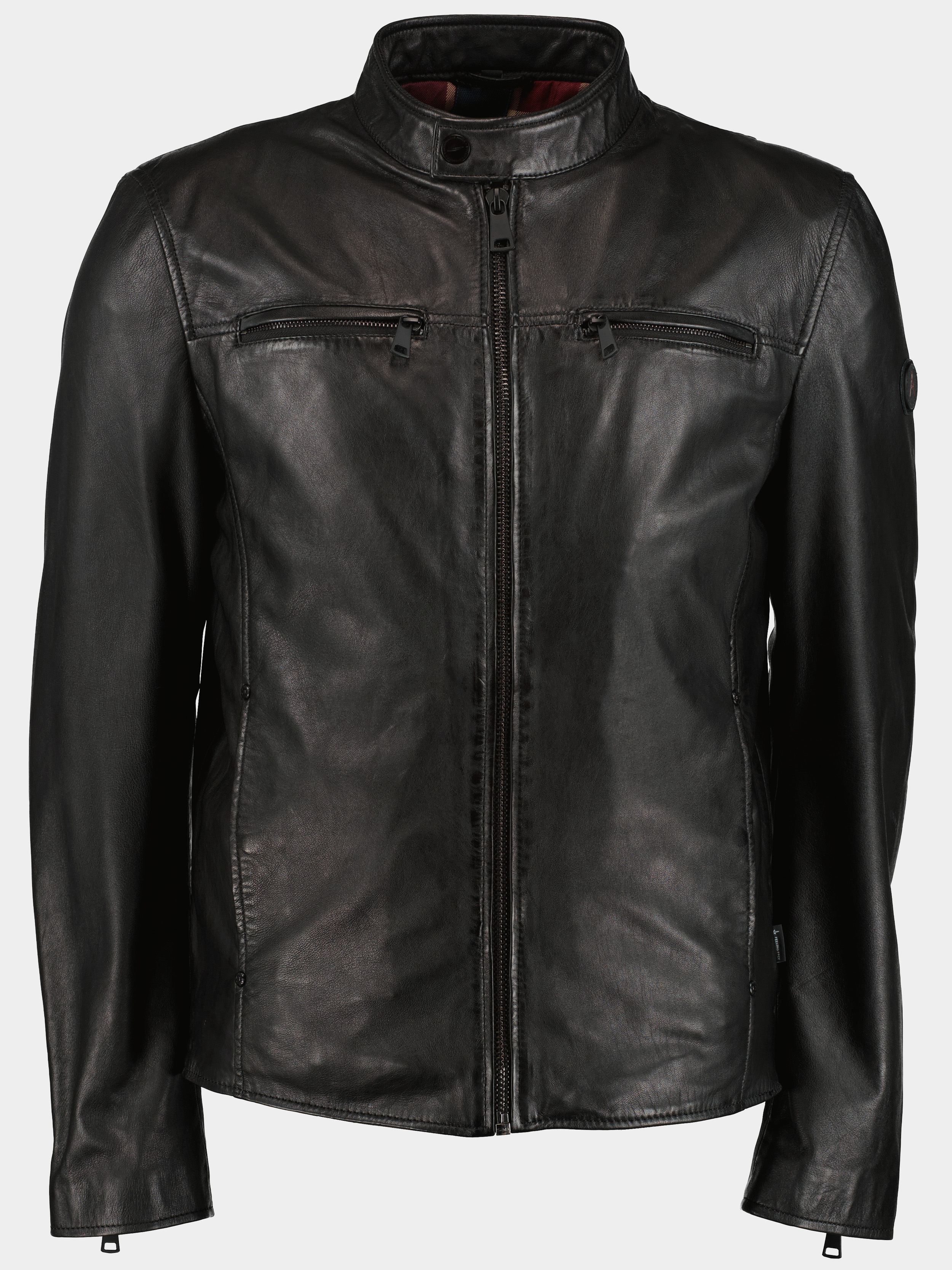 Agrarisch banaan Discreet 32% Korting DNR Lederen Jack Zwart Leather Jacket 52360.4/999 | Bos Men Shop