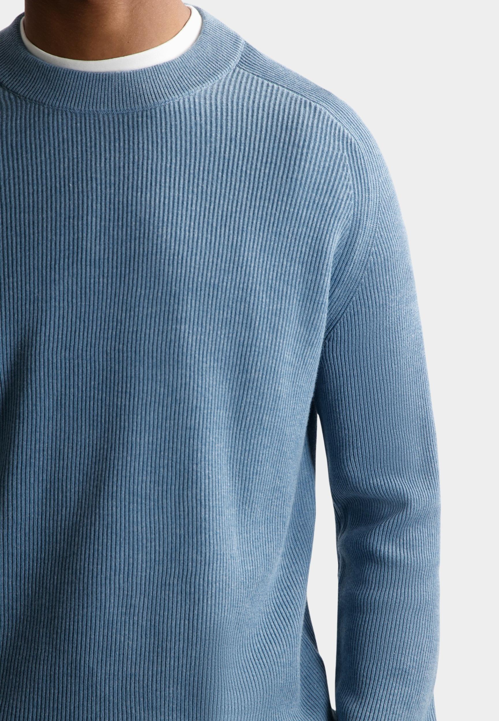 Dstrezzed Pullover Blauw DS_Pedro 405738-SS25/699