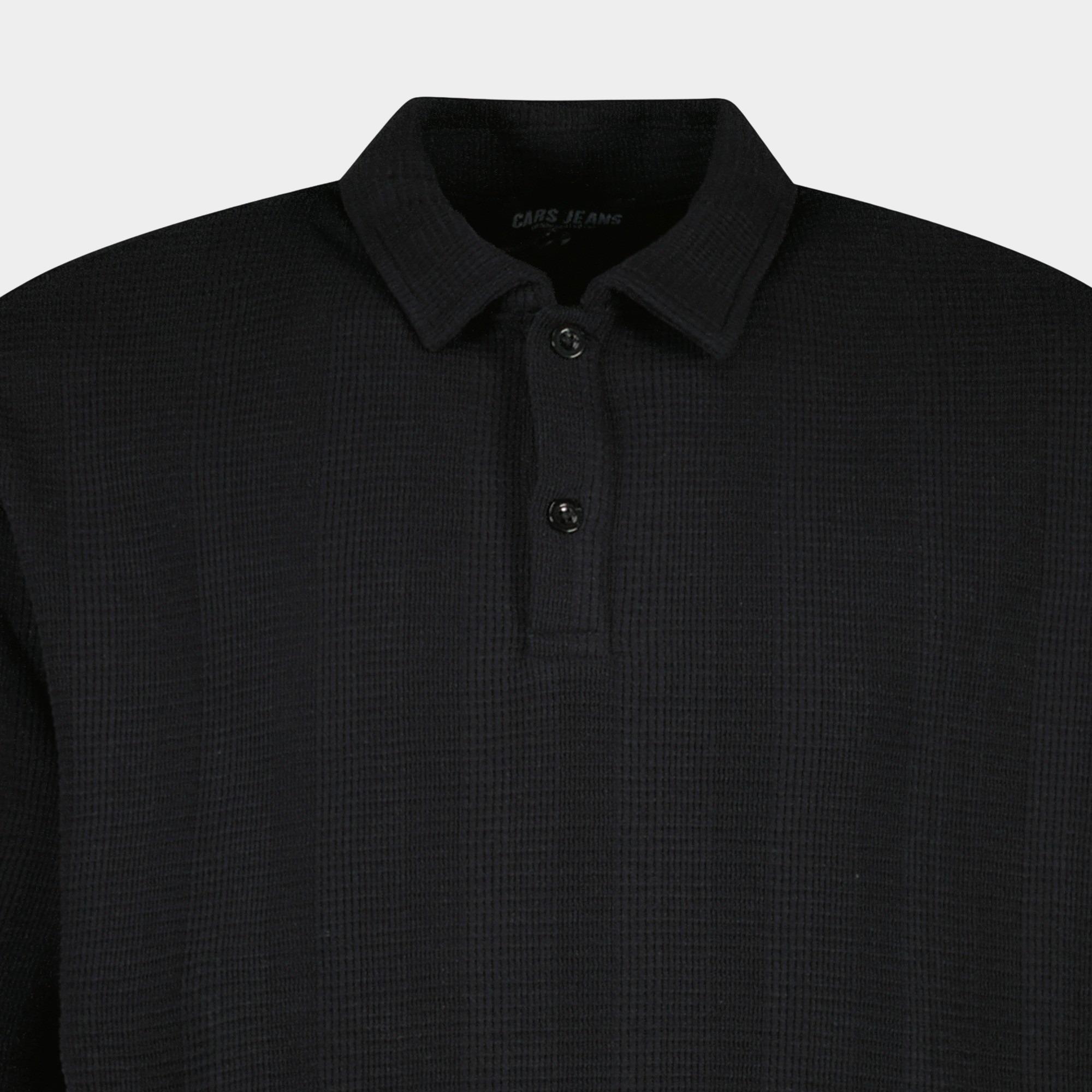 Cars Jeans Polo korte mouw Zwart DEAGLAN 62179/01