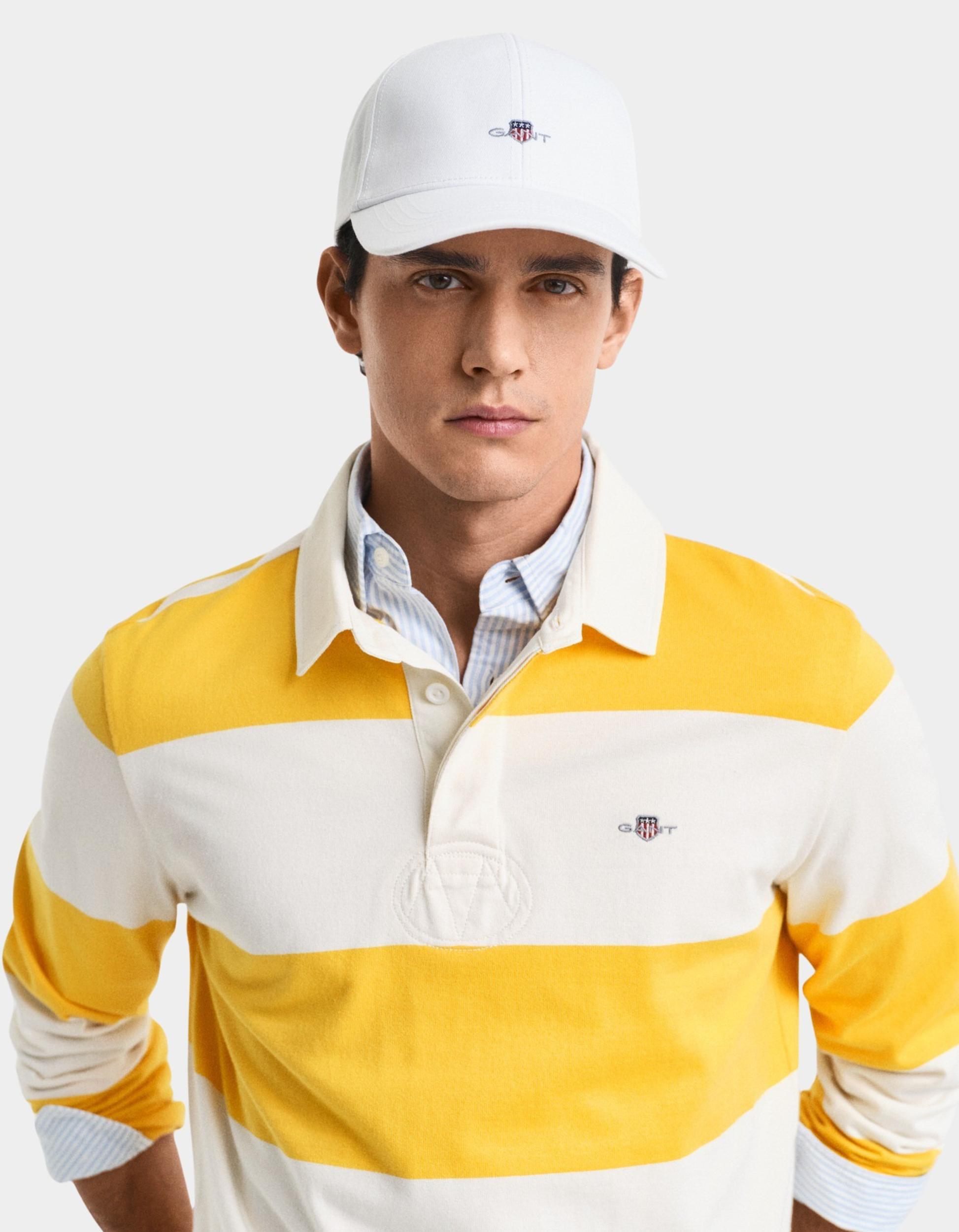 Gant Cap Wit High Shield Cotton Twill Cap 9900001/110