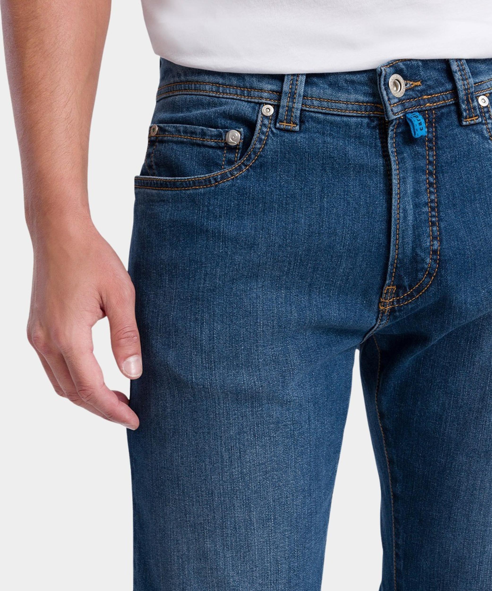 Pierre Cardin 5-Pocket Jeans Blauw Lyon Tapered C7 34510.8037/6831