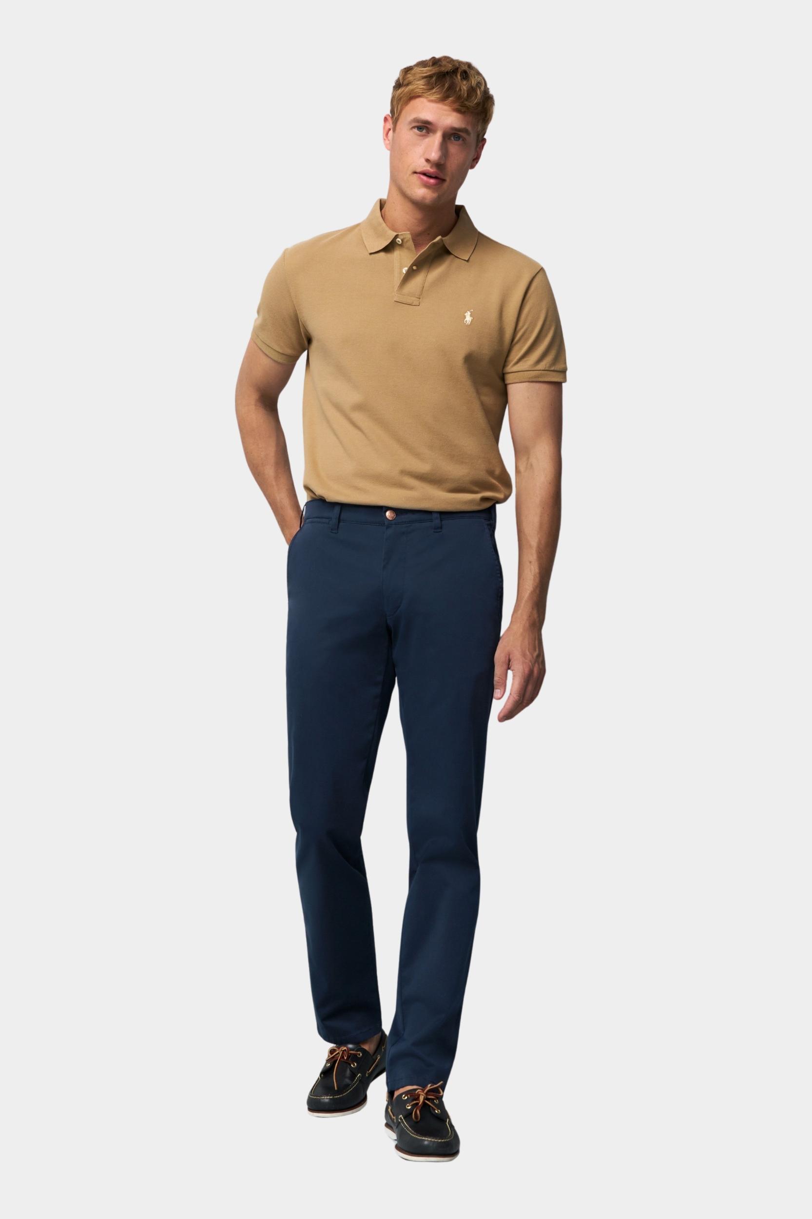 Meyer Katoenen Broek Blauw CHINO Art.1-6181 3641618100/19