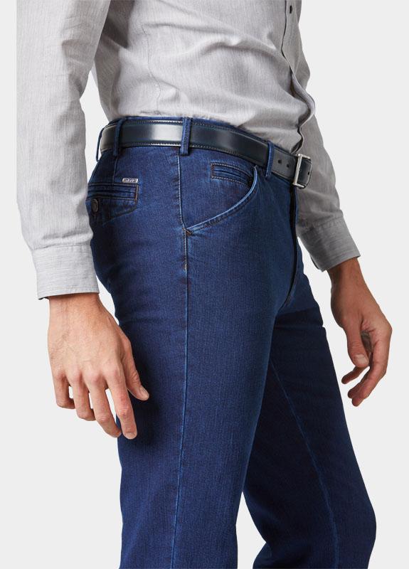 Meyer Flatfront Jeans Blauw CHICAGO Art.2-4539 3322453900/18