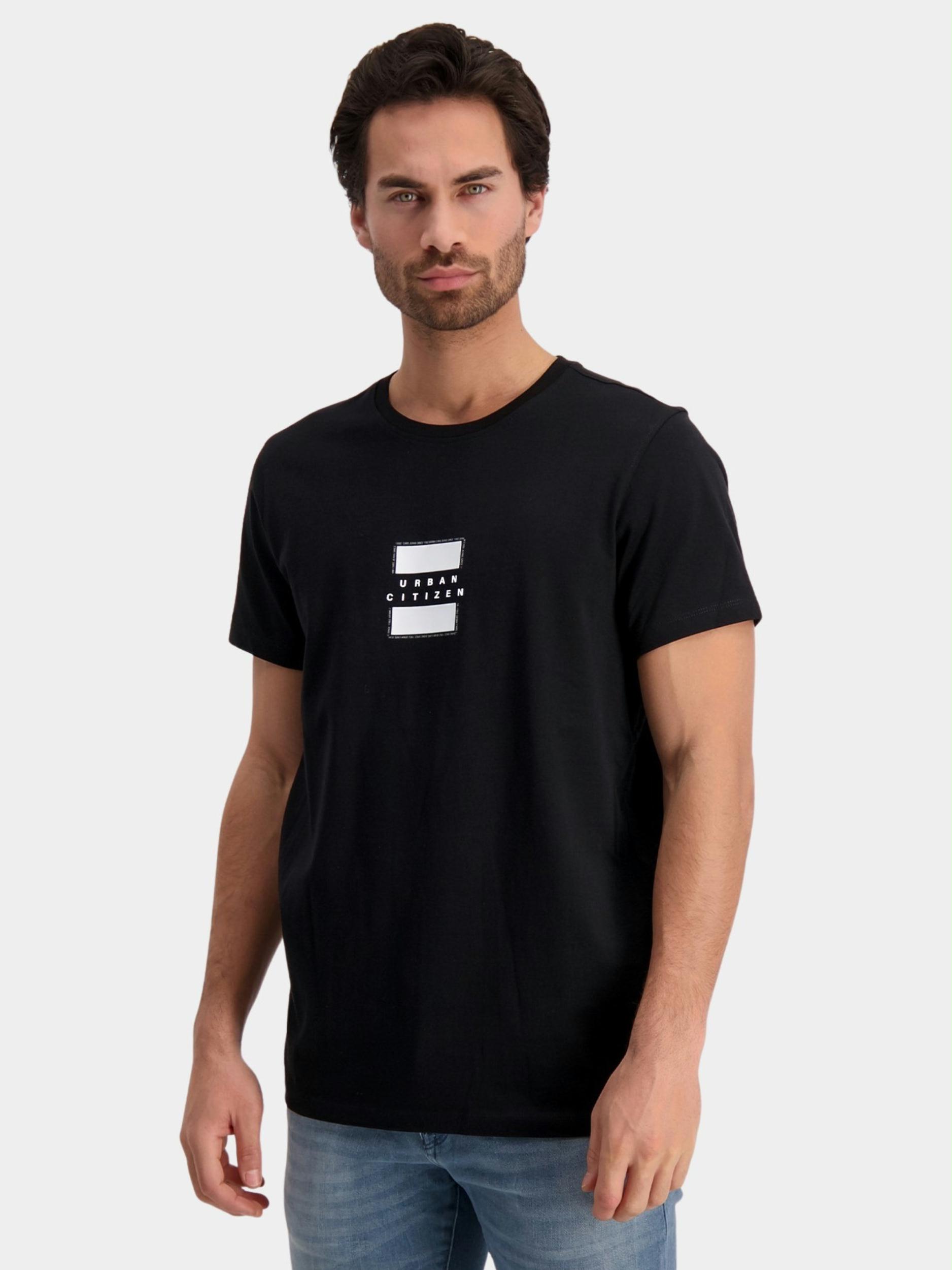 Cars Jeans T-shirt korte mouw Zwart Uno 61656/01