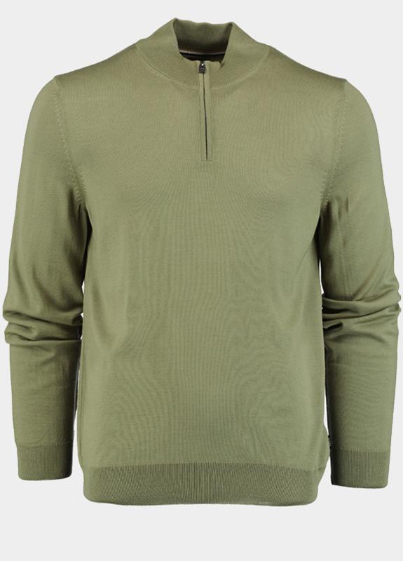 BOSS Black Half Zip Groen Ebenji 10266158 01 50528300/314