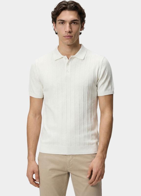 Bos Polo heren Wit  323/8002 Off White