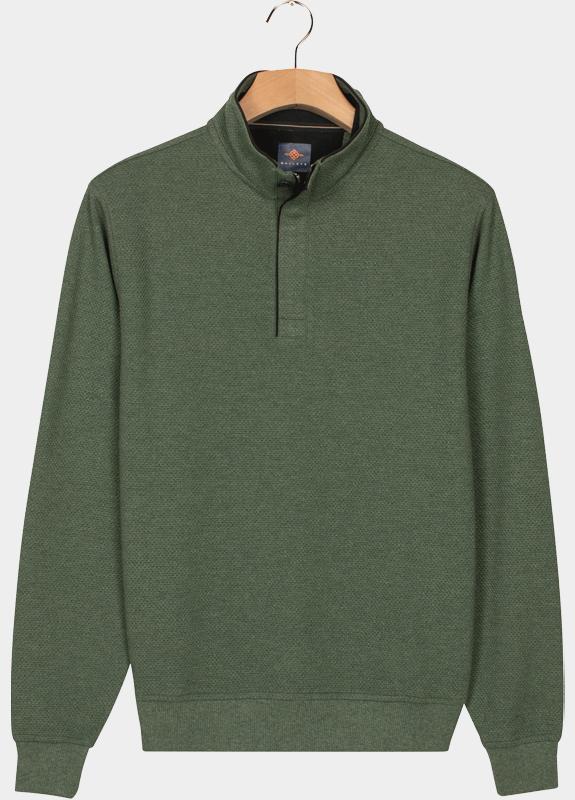 Baileys sweat halfzip Groen Sweatshirt 1/2 Zip  Structure 523165/735