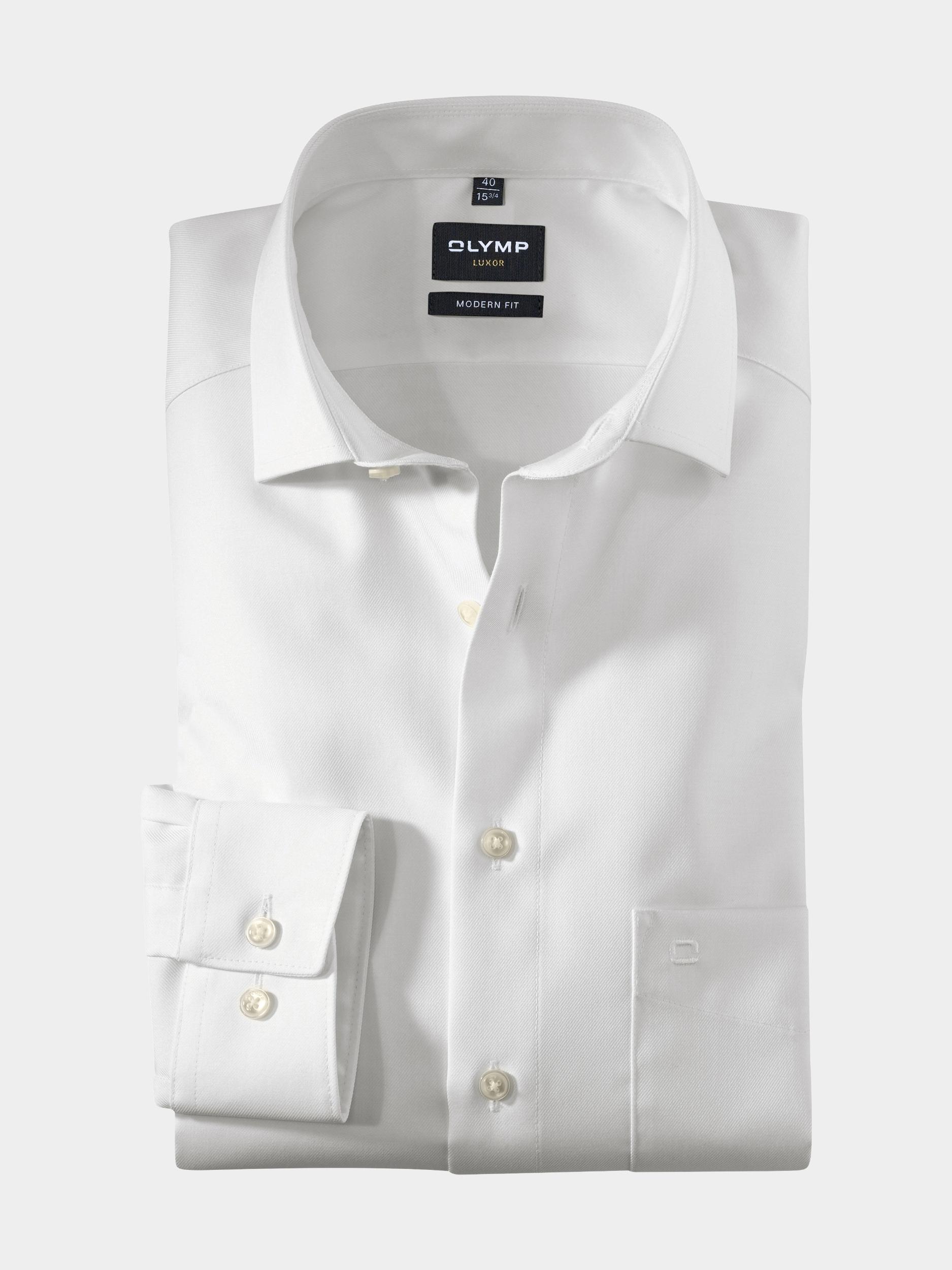 Olymp Business hemd lange mouw Wit 0745/69 Hemden 074569/00