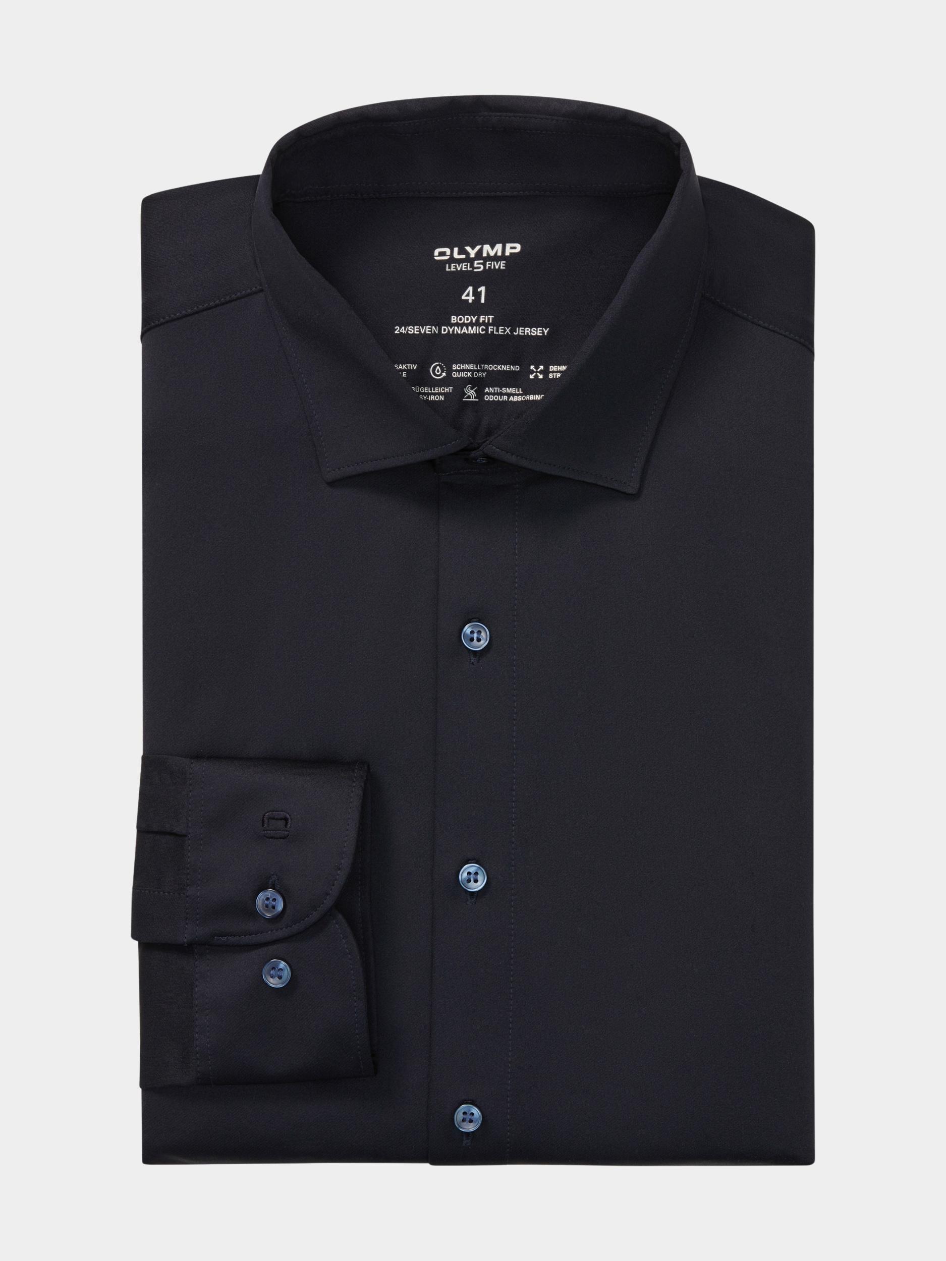 Olymp Business hemd lange mouw Blauw 24/7 Level 5 200284/18