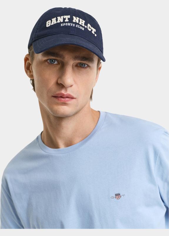 Gant T-shirt heren Blauw Regular Fit Shield T-shirt 2003184/468