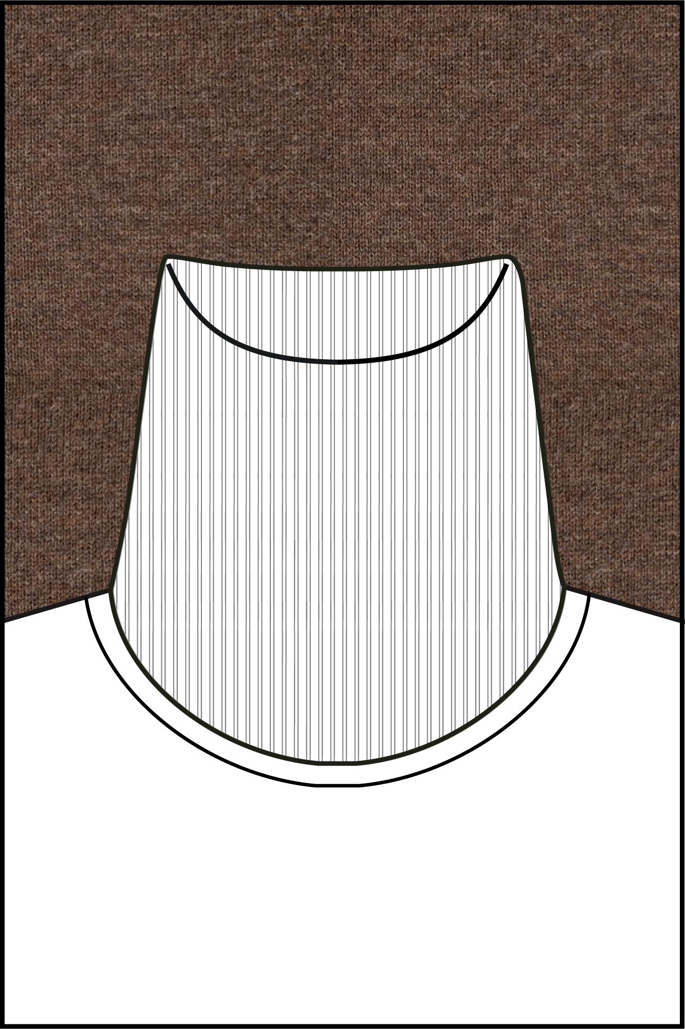 Baileys Coltrui Bruin High Neck Pullover Pima Cotto 528500/805