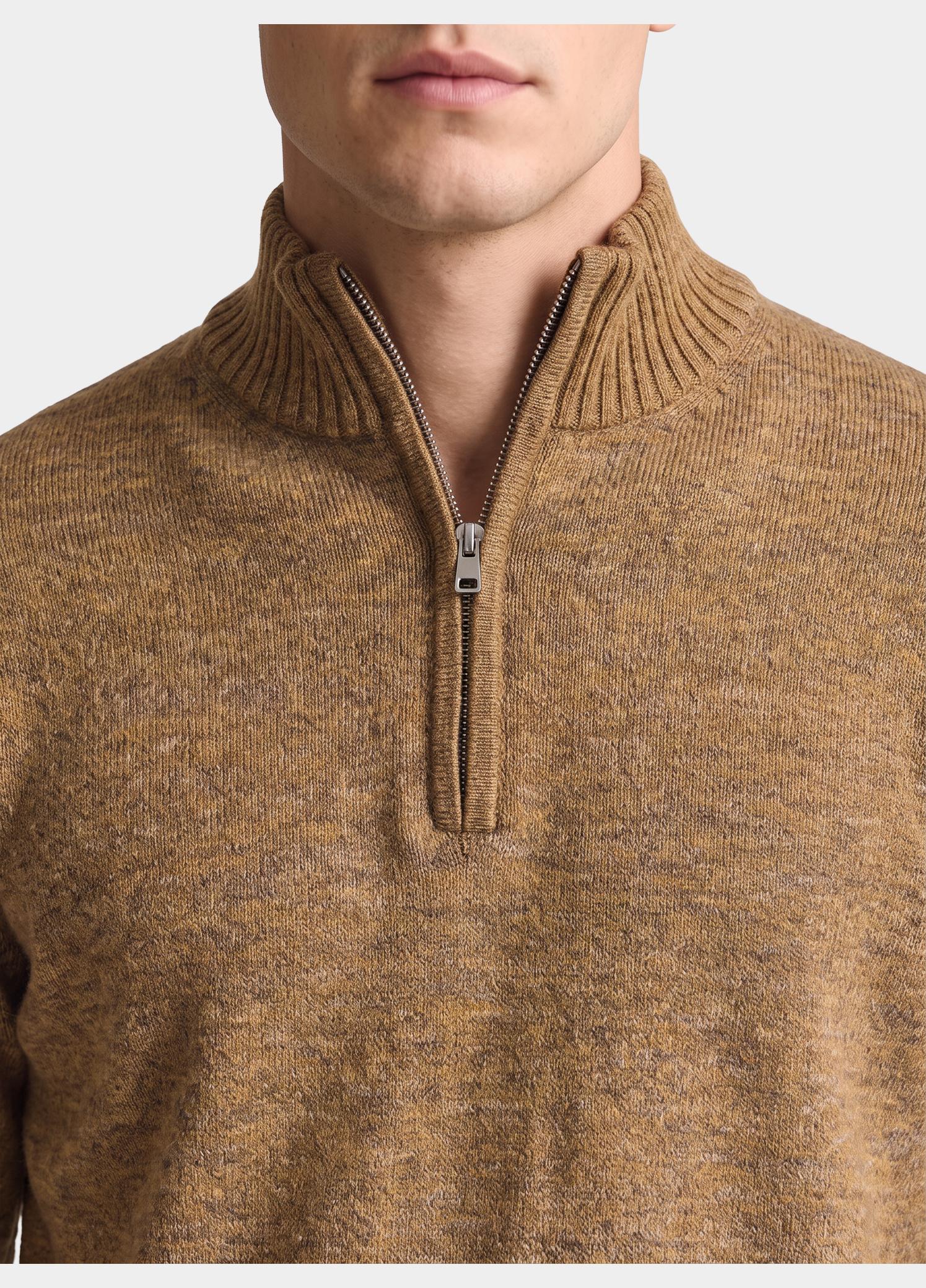 Bos Half Zip Geel  1111/Dark Musterd