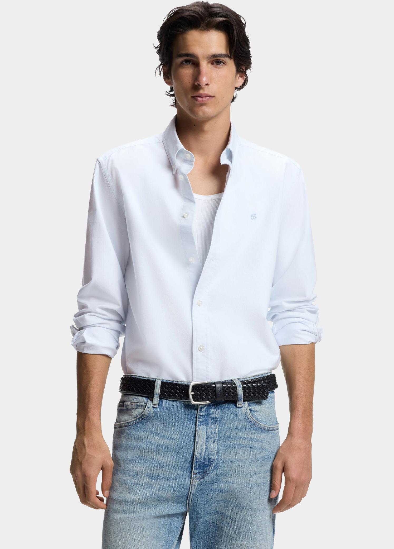 BOSS Black Casual hemd lange mouw Blauw H-LIAM-BD-E-C1-263 10261879 0 50566988/499