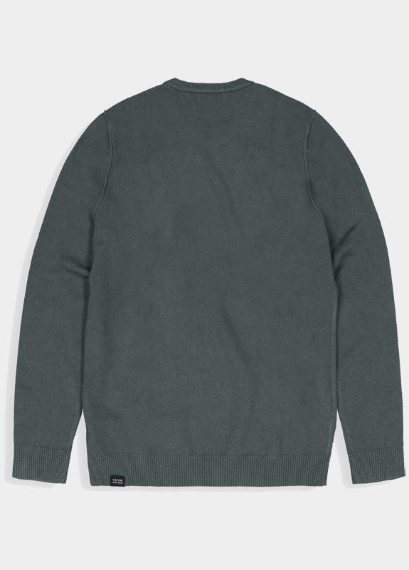 Butcher of Blue Pullover Grijs Clifden Crew 1926003/994