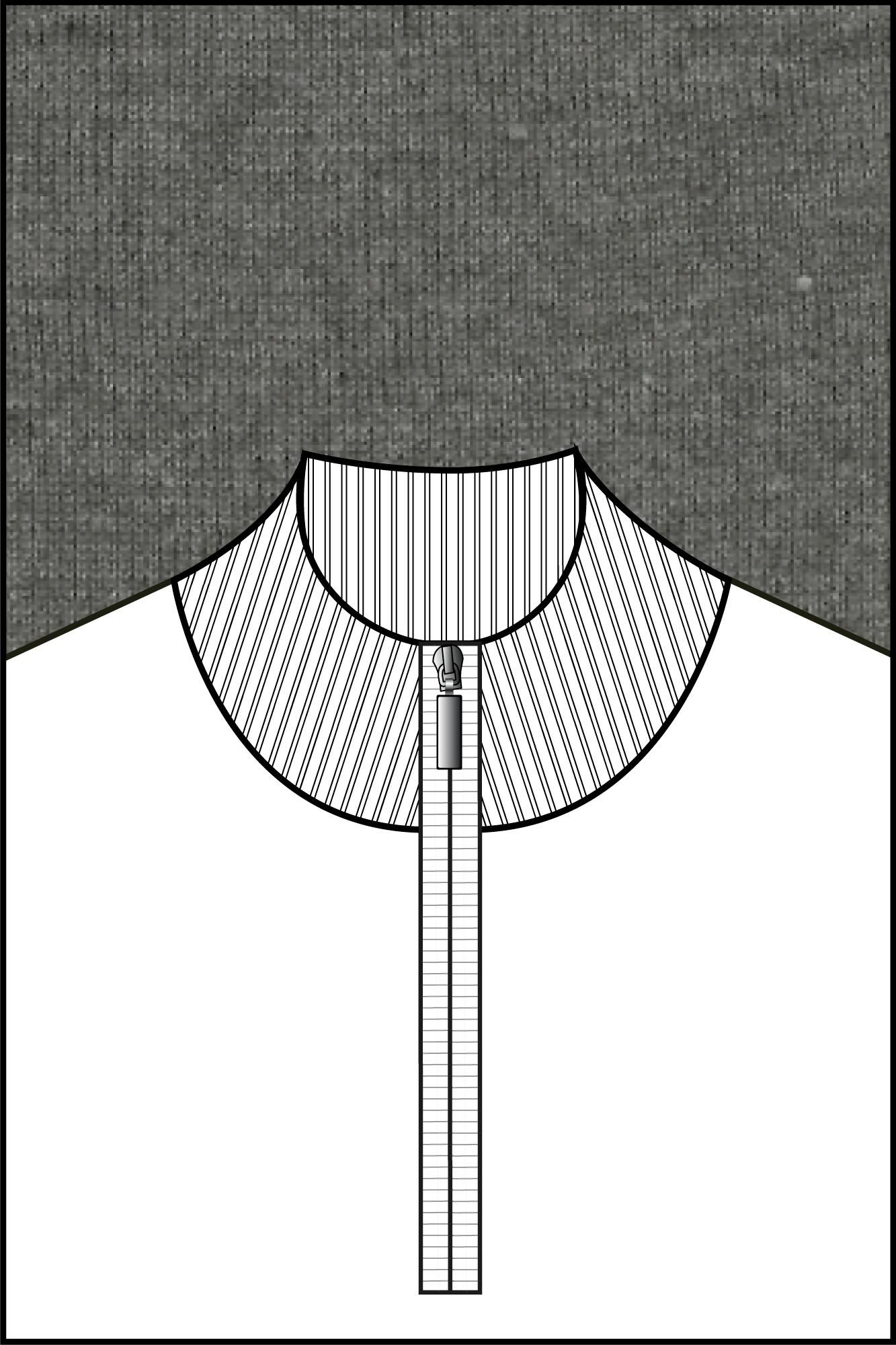 Baileys Half Zip Grijs Pullover 1/2 zip  with low po NOS8400/925