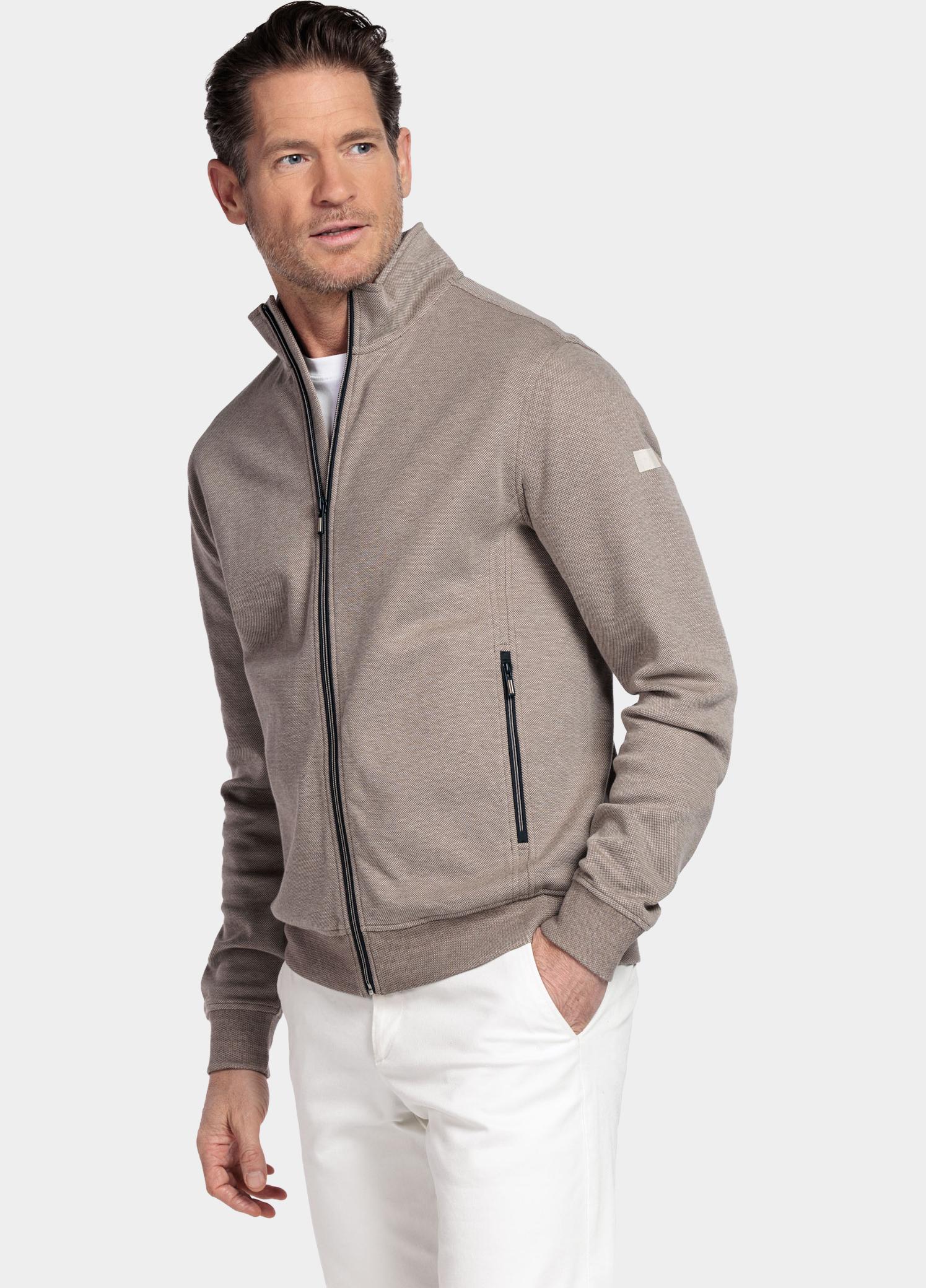 Baileys sweatvest heren Beige Sweat Cardigan Zip  2-tone 612246/86