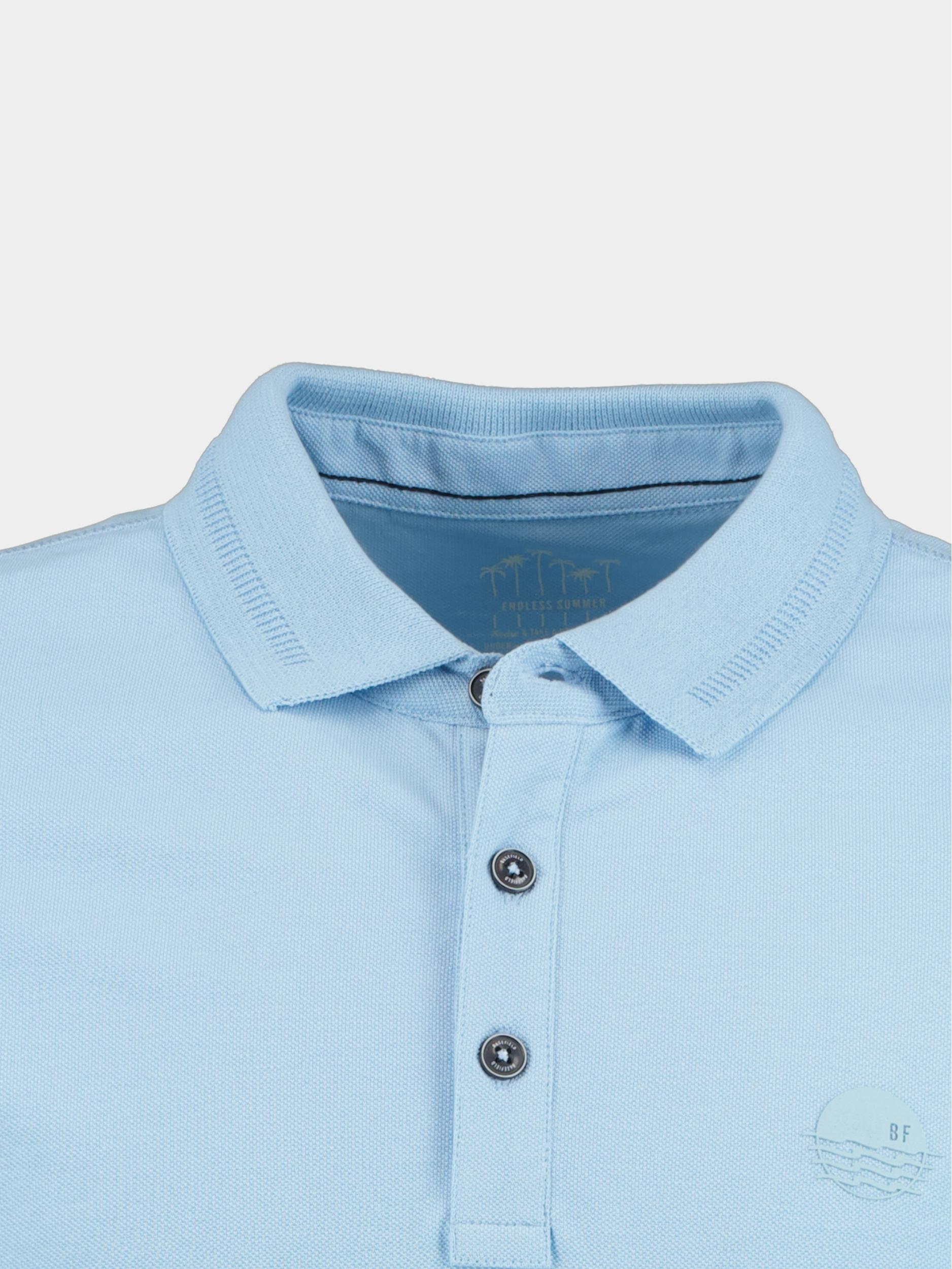 Basefield Polo korte mouw Blauw Polo Shirt 1/2 Arm 219017704/603