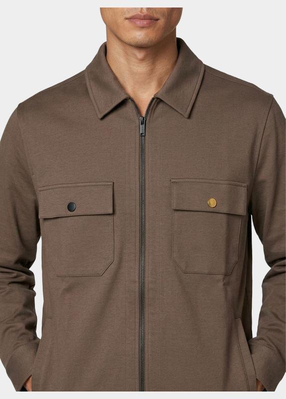 Bos Overshirt Bruin  2061/Taupe